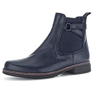 Gabor Chelsea boots voor dames, uitneembaar voetbed, beste pasvorm, Nacht 26, 44 EU