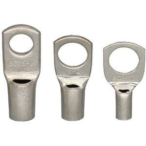 Ringgeïsoleerde draadconnector, SC2.5/4/6/10/16/25/35/50/70/95-4/5/6/8/10/12/14/16 Accubout Schroefgat Ringconnector Draad Kabelschoen Krimpaansluiting(3pieces Sc50-8)