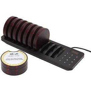 Draadloos Oproepsysteem, 100-240V Waterdicht Oproepsysteem met Transmissie van 300 M, Ontwerp van Bedradingsschijf (EU-stekker)