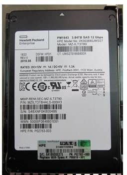 HPE - SSD - 3,84TB - SAS - 2.5" - SPS-DRV SFF RI SC DS