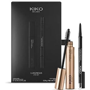 KIKO Milano Luxurious Eye Set | Make-Upset: 1 Mascara Die Je Wimpers Opnieuw In Model Brengt En 1 Oogpotlood