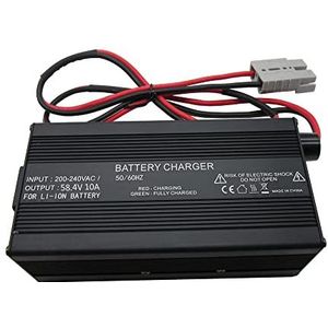 600W 48V 8A 10A LiFePO4 Elektrische Fiets Batterij Oplader 16S 58.4V 5A for 51.2V Ebike Scooter LFP Ijzer Batterij Oplader (Color : Anderson 50A, Size : 58.4V 10A)