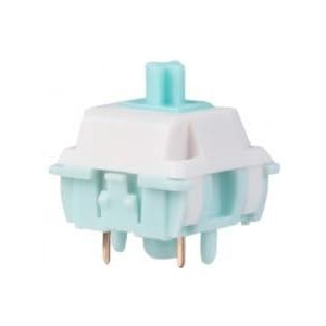 QPSJXN 30 stuks Jade Blossom 5-polige mechanische schakelaar, lineaire schakelaar, instellen van de LY-schacht, vooraf geslubeerd, met een complete behuizing met verschillende toetsenborden (35 g)