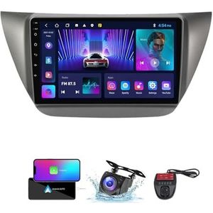 Android 13 Autoradio 9 Duim Touch Display Voor Mitsubishi Lancer 9 CS 2000-2010 Met Draadloze Carplay Android Auto/4G WiFi/FM RDS DAB+/BT 5.0/Bediening op het stuur + Camera en DVR(NF-2)