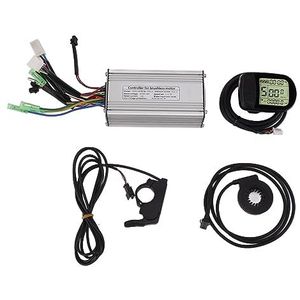 BuyWeek Ombouwset voor elektrische fiets, 36 V, 48 V, 12 A, aluminiumlegering, LCD5 meter