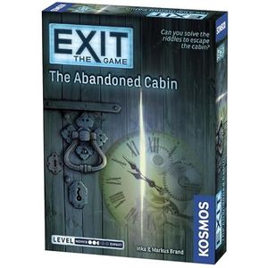 Thames & Kosmos - EXIT: The Abandoned Cabin - Level: 2.5/5 - Unique Escape Room Game - 1-4 Players - Puzzle Solving Strategy Board Games for Adults & Kids, Ages 12+ - 692681