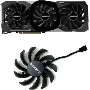 78MM PLD08010S12HH DC12V 0.35A grafische kaartkoelventilator voor GIGABYTE voor Radeon RX 5500 XT 5600 5700 voor GAMING(B)