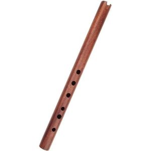 Bamboe Dwarsfluit Geschikt Voor Beginners Amerikaanse Indianen staande bamboefluit in G-sleutel Prachtig houtblazersinstrument (Color : Red)