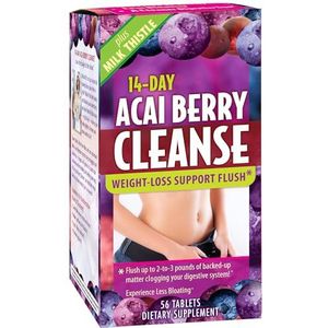 Irwin Naturals Applied Nutrition ACAI Berry Cleanse TABS Maat: 56
