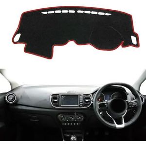 Auto Dashboard Cover Beschermend Vermijd Licht Tapijt Auto Dashboard Mat Anti-UV Antislip Accessoires geschikt voor KIA Pegas 2017 2018 2019