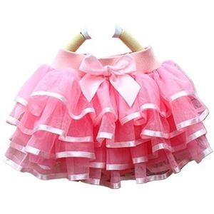 Tutu rok voor meisjes meisjes mini tutu rokken zomer prinses regenboog meisjes feest tule jurk kinderen pluizige ballet danskleding voor dans verjaardagsfeestje (wit, 3T)