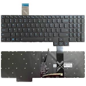 Laptoptoetsenbord voor LENOVO Legion 5-15imh05h 15ARH055P 5P-15IMH05 15IMH05H met achtergrondverlichting(Blue Letter Single)