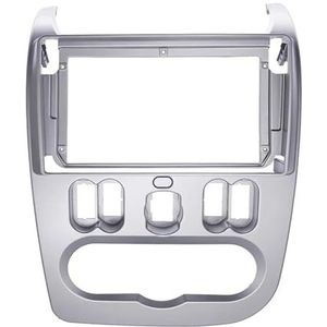 Autoradiopaneel Voor R&enault Voor Logan 2009-2013 Voor Sandero 2007-20119 Inch Autoradioframe Dubbel DIN Audio Dvd-speler Dashboard Adapterpaneel Dashboardafdekking Autoradioframe