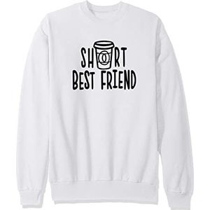 Sevpuikl BFF Pullover Best Friends Sweatshirt voor Beste Vrienden Sweatshirt Bff Sweater Sister Hoodie Pullover, 1 Stuk(WH-SHORT-M)