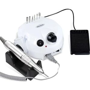 35000RPM elektrische nagelboormachine, professionele manicuremachine, nagelschuurmachine met nagelboorbits, draagbare nagelvijlset for nagelsalons(Gold,European regulations)