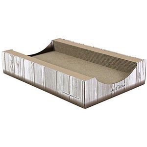 CanadianCat Company ® | De KRAS BOX 2.0 | XXL Scratch Lounge | Kat meubilair, krabplank | Quality golfkarton + catnip | ca. 34 x 56 x 12cm