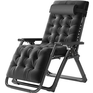 Ligstoel Zonneligstoel Ligstoelen Liggende Klapstoel, In 2 Standen Verstelbaar, Loungestoel Met Kussen En Kussen Voor Binnen En Buiten Ligstoel Opvouwbaar Tuinligstoel (Color : B)