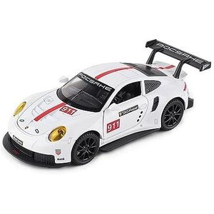 1:32 Voor Porsche 911 RSR Model Auto Gegoten Legering Jongens Speelgoed Auto Collectible Kids Auto (Color : B, Size : With box)