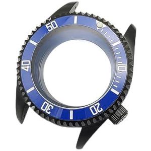 BAMMY 42MM Horlogekast Compatibel for NH35 NH36 Beweging Saffierglas Roestvrij Stalen Kast Compatibel for SKX007 Mechanisch Horloge Onderdeel (Size : 15)