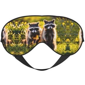 Leuke Wasbeer Slaap Eye Mas Bijgewerkt Ontwerp Licht Blokkerende Night Eye Blinder Mannen Vrouwen Shift Werk Reizen