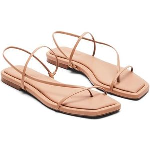 Steve Madden Lynley damessandalen, natuurlijk, 40 EU, Natuurlijk, 40 EU