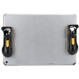 Mobiele gamecontroller, tablet-pc Continu-opnamen Gamepad Volledige bescherming Bediening met vier vingers Game-apparatuur Gaming-joysticks voor PUBG(Geel)