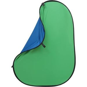 Rollei Opvouwbare achtergrond met kleine verpakkingsmaat in blauw/groen, ideaal om neer te zetten in 1,5 x 2 meter opvouwbaar tot een diameter van 70 cm. (28172)