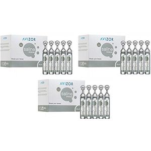 Unidose Saline by Avizor 30 x 5ml X3 Pack