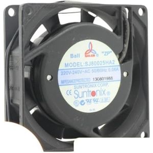 80 mm AC 220V 230V koelventilator SJ80025HA2 SJ8025HA2, 8 cm axiale ventilator voor koeling van kasten, behuizingen, servers en inverters