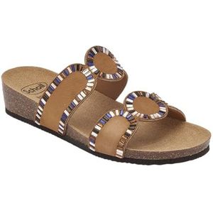 Scholl, Damessandalen met dubbele band, Roze, 36 EU