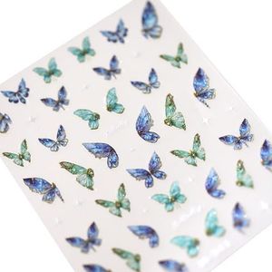 Vlinder nagelkunst stickers glanzende nagels stickers manicure accessoires zelfklevende nagelstickers nail art decoratie