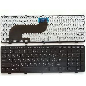 AR/RU/US Engels toetsenbord voor HP ProBook 650 G1 655 US met frame laptoptoetsenbord zwart 738697-001(RU)