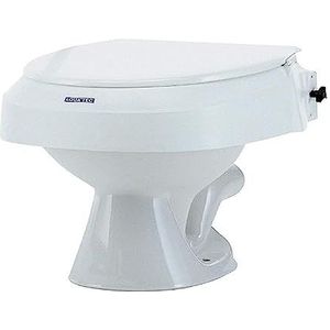 Invacare - Toiletzitting - Wc-opzetstuk - 3 Hoogte-instellingen - 6, 10, 15 cm