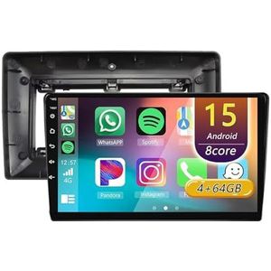Android 15 Radio,voor Ford C-MAX 2003 2004-2010, 9 Inch Touchscreen Autoradio Met Wireless CarPlay Android Auto Bluetooth WIFI GPS-navigatie Swc(F 8core(8G+256G))