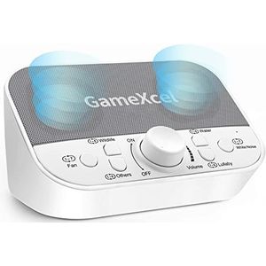 Witte ruismachine - geluidsmachine voor slapen en ontspanning met timer - 38 rustgevende natuurlijke geluiden ruisonderdrukking - draagbare slaapgeluidstherapie voor thuis, op kantoor of op reis - ingebouwde USB-uitgangslader