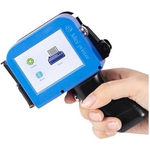 12,7 mm touchscreen QR-bar batchcode datumlogo vervaldatum label draagbare mini handheld jet thermische inkjetprinter Afdrukken in meerdere formaten