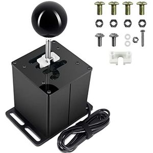 PALUMMA - USB-versnellingspook - Zwart - Voor Racing Games - Compatibel met Logitech en Thrustmaster