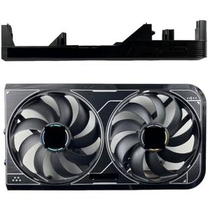 Voor ASUS voor GeForce RTX4060 8GB voor DUAL V2 grafische kaart Vervangend ventilatorpaneel met ventilatorset