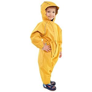Jan & Jul Peuter Waterdicht Regenpak met Fleecevoering, Speelkleding voor Jongens en Meisjes (Cozy-Dry: Geel, 2T)