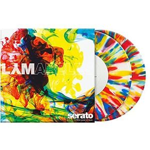 Serato 7” LYM Series Control Vinyl x2 (Multi-Colour Splatter) - DJ-control