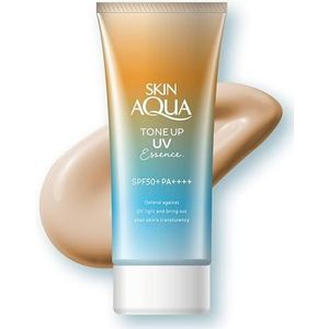 Rohto - Skin Aqua Tone Up UV Essence - Beige Latte - SPF50+ PA++++ - 80 g