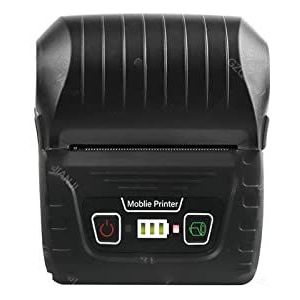 printer, 58mm Bluetooth-bonprinter Draadloze USB-poort Bonprinter POS Draagbare Impresora(Svart)