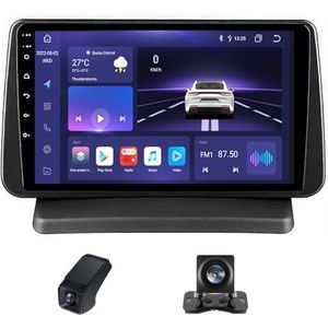 Android 13 Autoradio geldt voor Nissan Note E11 2005-2013 9 inch Touchscreen Autoradio met Wireless Carplay Android Auto Navi GPS Bluetooth RDS Radio WiFi+Telecamera Achterkant(NF-5)