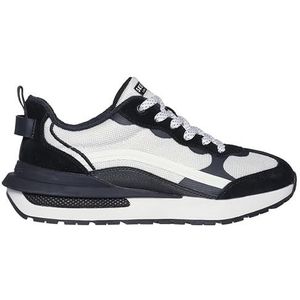 Skechers Halos-sneaker voor dames, Wit Zwart, 35.5 EU