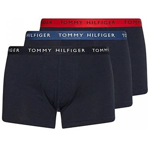 Tommy Hilfiger heren Onderbroeken 3p Trunk Wb, Des Sky/Benzine Blauw/Prim Rood, L