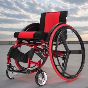 PP-Vic - Zelfrijdende Rolstoel - Lichtgewicht - Aluminiumlegering - Belastbaar Tot 220 Pond