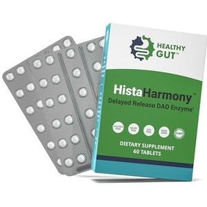 LuxProdX HistaHarmony Gezonde Darmen, LLC HistaHarmony | DAO Histamine Supportenzym met Vertraagde Afgifte | 60 Servin