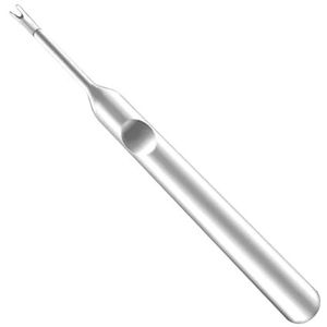 Professionele RVS Cuticle Pusher Trimmer Remover Dode Huid Hangnails Nagels Cleaner Schaar Remover Nipper Clipper/Nail Art Manicure Tool voor Volwassene, Zilver