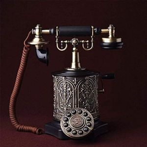 telefoon antieke stijl vaste lijn vintage telefoon retro vaste telefoon, vaste dital retro telefoon klassieke Europese retro grond telefoon, geschikt voor familie hotel kantoordecoratie