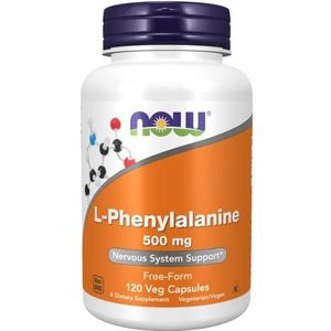 Now L-fenylalanine 500 mg 120 veganistische capsules glutenvrij